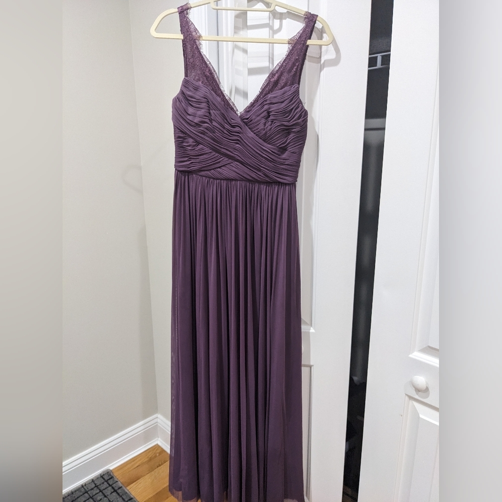 Purple BHLDN Gown, lace, size 4